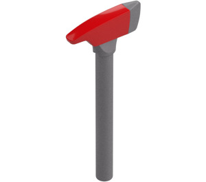 LEGO Axe with Pick with Red Head (39802)