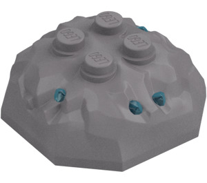 LEGO Rock 4 x 4 x 1.3 Upper Part (87398)