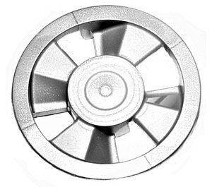 LEGO Flat Silver Weapon Disc