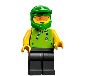 LEGO Food Delivery Cyclist Minifigure