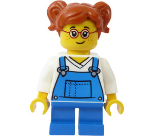 LEGO Girl in Blue Overalls Minifigure