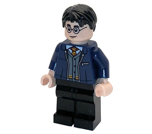 LEGO Harry Potter with Dark Blue Jacket and Black Legs with Gryffindor Cardigan Minifigure