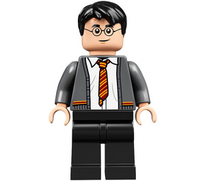 LEGO Harry Potter with Gryffindor Cardigan and Shirt with Wrinkles Minifigure