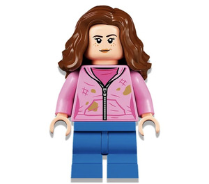 LEGO Hermione Granger with Pink Muddy Hoodie Minifigure