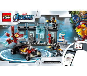 LEGO Iron Man Armory Set 76167 Instructions