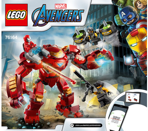 LEGO Iron Man Hulkbuster versus A.I.M. Agent Set 76164 Instructions