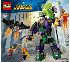 LEGO Lex Luthor Mech Takedown Set 76097 Instructions