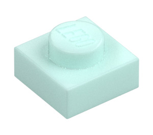 LEGO Light Aqua Plate 1 x 1 (3024 / 30008)