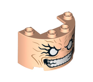 LEGO Cylinder 2 x 4 x 2 Half with Face (24593 / 68134)