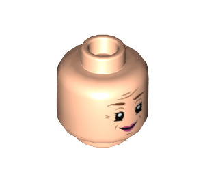 LEGO Dolores Umbridge Minifigure Head (Recessed Solid Stud) (3626 / 100170)