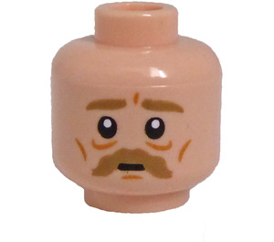 LEGO Reg Cattermole Minifigure Head (Recessed Solid Stud) (3626 / 100168)