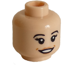 LEGO Light Flesh Tina Goldstein Minifigure Head (Recessed Solid Stud) (3626 / 28270)