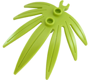 LEGO Plant Leaves 6 x 5 Swordleaf with Clip (Open 'O' Clip) (10884 / 42949)