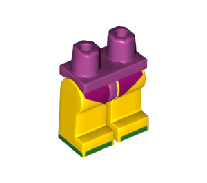 LEGO Magenta Hula Lula Minifigure Hips and Legs (3815 / 50518)