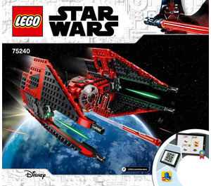 LEGO Major Vonreg's TIE Fighter Set 75240 Instructions