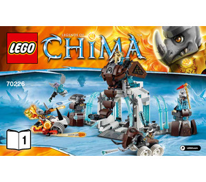 LEGO Mammoth's Frozen Stronghold Set 70226 Instructions