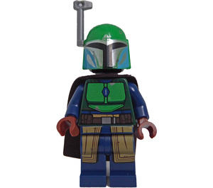 LEGO Mandalorian Tribe Warrior with Green Helmet Minifigure