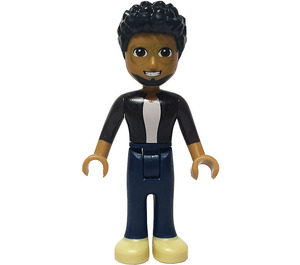 LEGO Martin with White Top and Black Jacket Minifigure