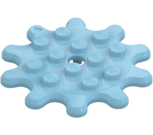 LEGO Plate Round 4 x 4 with 10 Gear Teeth (35443)