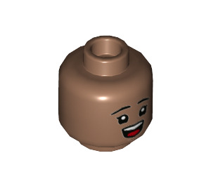LEGO Minifigure Head with Decoration (Recessed Solid Stud) (3626 / 95274)