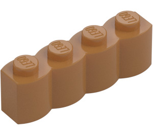 LEGO Medium Dark Flesh Brick 1 x 4 Log (30137)