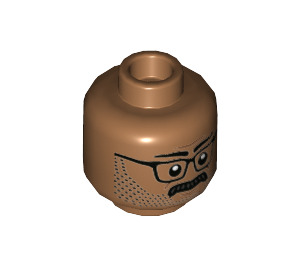 LEGO Lt. James Gordon Minifigure Head (Recessed Solid Stud) (3626 / 77227)