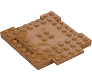 LEGO Plate 8 x 8 x 0.7 with Cutouts and Ledge (15624)