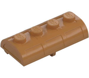 LEGO Treasure Chest Lid 2 x 4 with Thick Hinge (4739 / 29336)