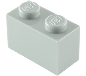 LEGO Medium Stone Gray Brick 1 x 2 with Bottom Tube (3004 / 93792)