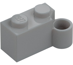 LEGO Medium Stone Gray Hinge Brick 1 x 4 Base (3831)