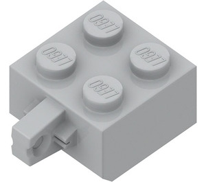 LEGO Hinge Brick 2 x 2 Locking with 1 Finger Vertical (no Axle Hole) (30389)