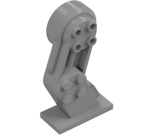 LEGO Medium Stone Gray Large Leg with Pin - Left (70946)