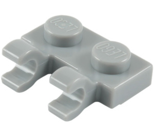 LEGO Plate 1 x 2 with Horizontal Clips (Open 'O' Clips) (49563 / 60470)