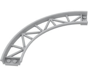 LEGO Medium Stone Gray Rail 13 x 13 Curved with Edges (25061)