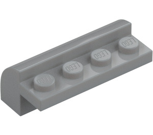 LEGO Medium Stone Gray Slope 2 x 4 x 1.3 Curved (6081)