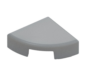 LEGO Medium Stone Gray Tile 1 x 1 Quarter Circle (25269 / 84411)