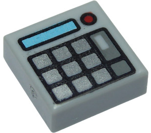 LEGO Tile 1 x 1 with Keypad with Groove (3070 / 73777)