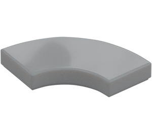 LEGO Medium Stone Gray Tile 2 x 2 Curved Corner (27925)