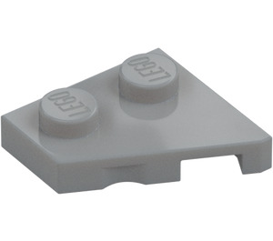 LEGO Medium Stone Gray Wedge Plate 2 x 2 Wing Left (24299)