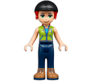 LEGO Mia with Black Helmet  Minifigure