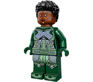 LEGO Nakia with Dark Green Suit Minifigure