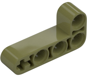 LEGO Olive Green Beam 2 x 4 Bent 90 Degrees, 2 and 4 holes (32140 / 42137)