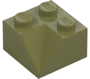 LEGO Slope 2 x 2 (45°) with Double Concave (Rough Surface) (3046 / 4723)