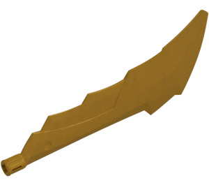 LEGO Blade with Serrated Edge with Axle Hole (2144)