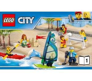 LEGO People Pack - Fun at the Beach Set 60153 Instructions