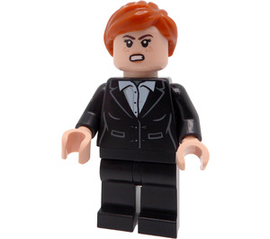 LEGO Pepper Potts with Black Suit and Ponytail  Minifigure