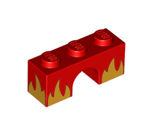 LEGO Arch 1 x 3 with Flames (4490 / 44370)