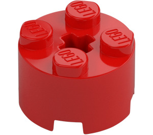 LEGO Red Brick 2 x 2 Round (3941 / 6143)