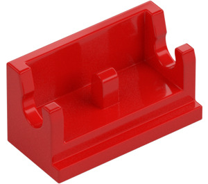 LEGO Red Hinge 1 x 2 Base (3937)