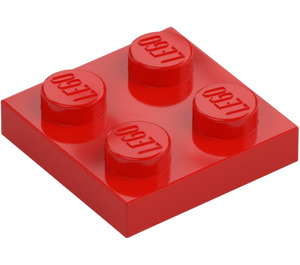 LEGO Red Plate 2 x 2 (3022 / 94148)